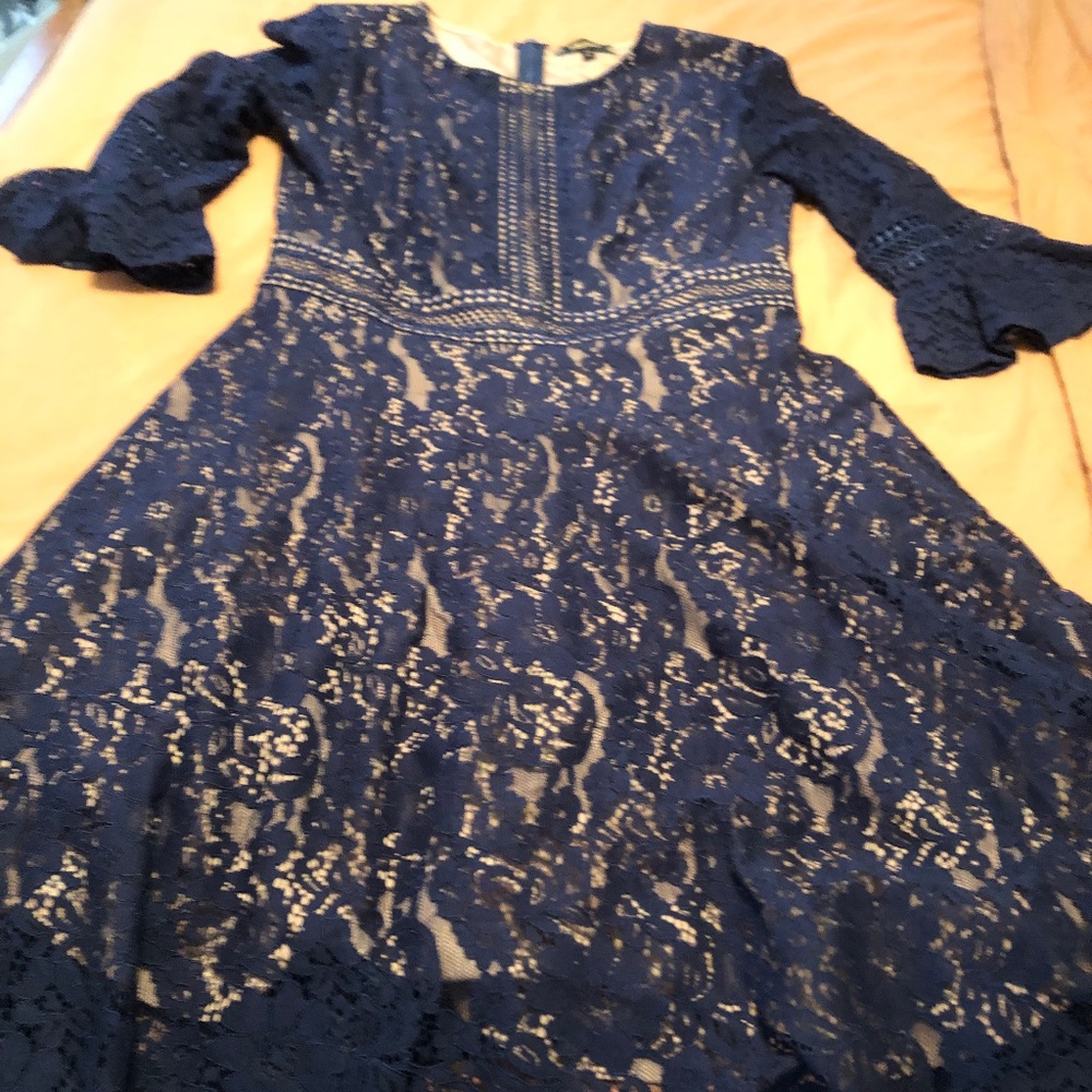 A-line lace dress